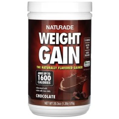 Naturade, Weight Gain, Добавка для набора веса, шоколад, 576 г (20,3 унции)